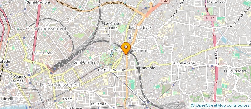 localisation de l'entreprise MONSIEUR MARC DE BENSASON à MARSEILLE