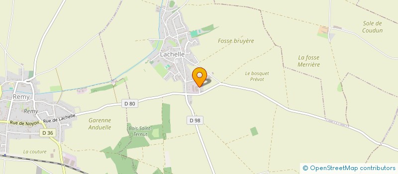 localisation de l'entreprise MONSIEUR MARC DE CLERCQ  LACHELLE