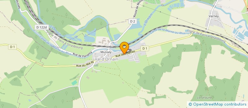 localisation de l'entreprise MONSIEUR MARC DE CUBBER à VAL-D'ORNAIN