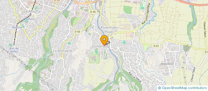 localisation de l'entreprise MONSIEUR MARC DE FLORE  SAINT-DENIS