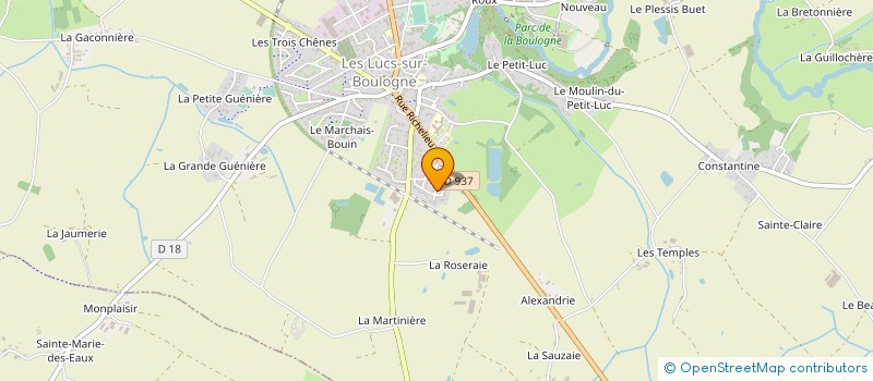 localisation de l'entreprise MONSIEUR MARC DE JESUS ESTEVES à LES LUCS-SUR-BOULOGNE