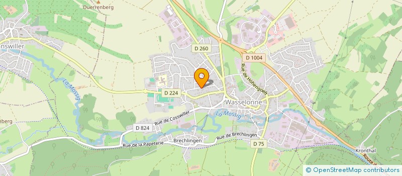 localisation de l'entreprise MONSIEUR MARC DE JONG à WASSELONNE