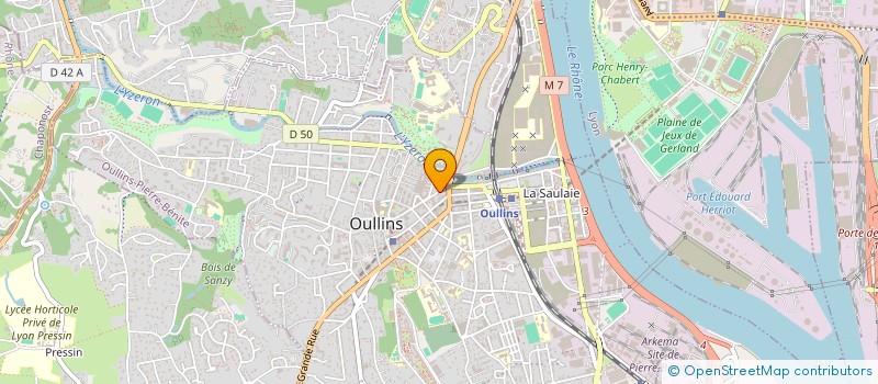 localisation de l'entreprise MONSIEUR MARC DE MIRAS à OULLINS-PIERRE-BENITE