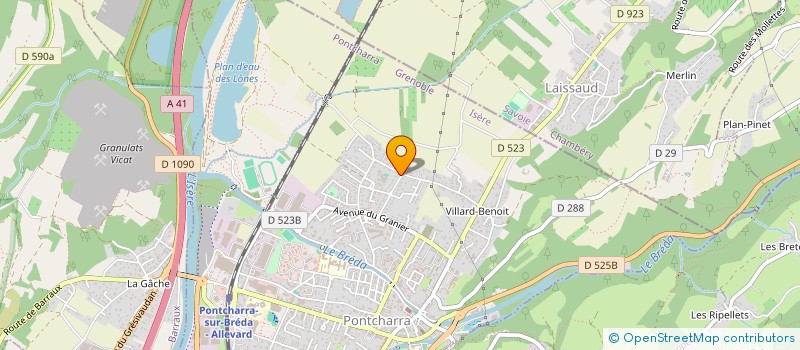 localisation de l'entreprise MONSIEUR MARC DE MURCIA  PONTCHARRA