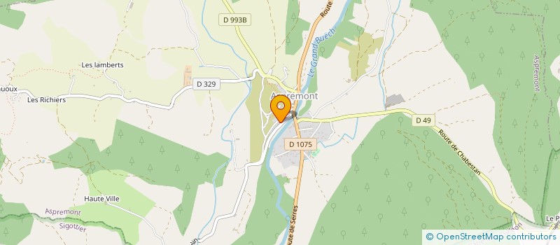 localisation de l'entreprise MONSIEUR MARC DE PRAETER à ASPREMONT
