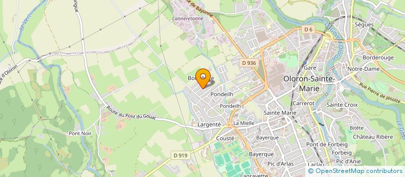 localisation de l'entreprise MONSIEUR MARC DE SOLA à OLORON-SAINTE-MARIE