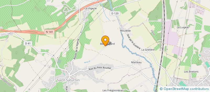 localisation de l'entreprise MONSIEUR MARC DEBROSSE à SAINT-SATURNIN
