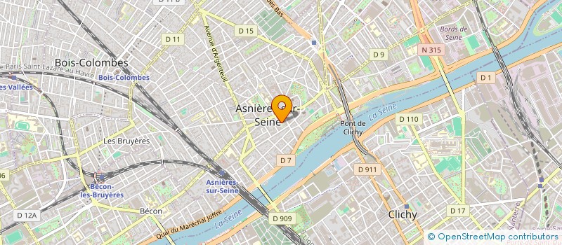 localisation de l'entreprise MONSIEUR MARC DEBURAUX à ASNIERES-SUR-SEINE