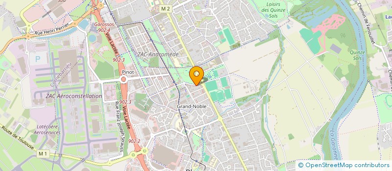 localisation de l'entreprise MONSIEUR MARC DECHESNE à BLAGNAC