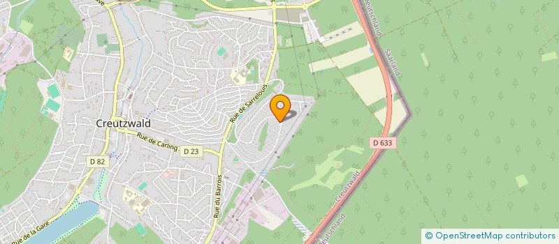 localisation de l'entreprise MONSIEUR MARC DECHOUX  CREUTZWALD