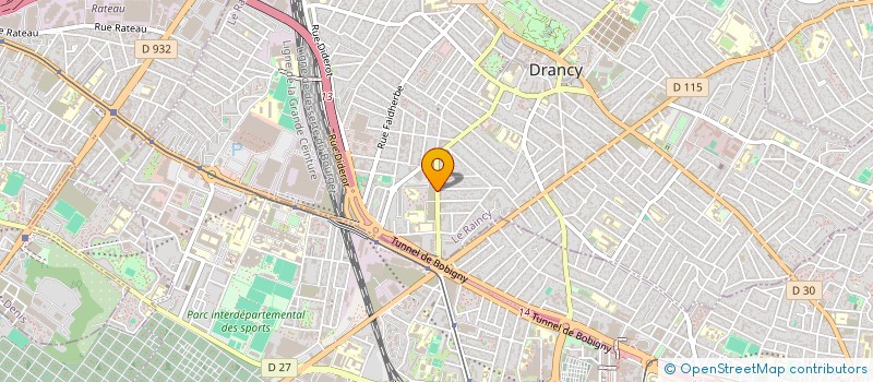 localisation de l'entreprise MONSIEUR MARC DEDEURWAERDERE à DRANCY
