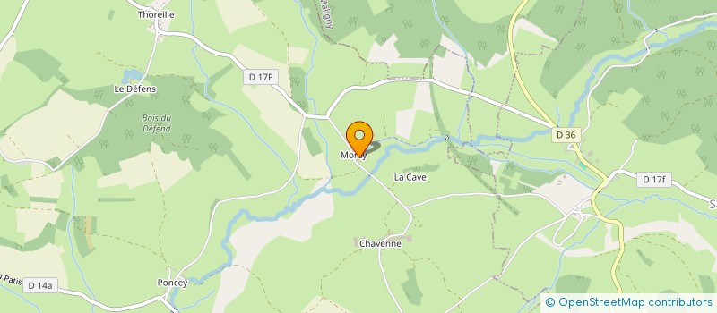 localisation de l'entreprise MONSIEUR MARC DEFROIDMONT  VIEVY