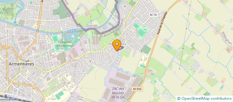 localisation de l'entreprise MONSIEUR MARC DEHAY  HOUPLINES