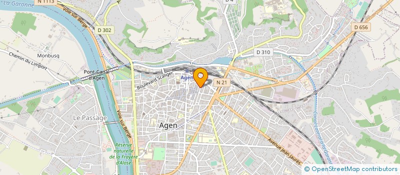 localisation de l'entreprise MONSIEUR MARC DEHODENCQ  AGEN