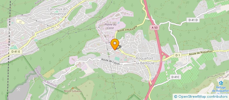 localisation de l'entreprise MONSIEUR MARC DEL GRAZIA  ROQUEFORT-LA-BEDOULE