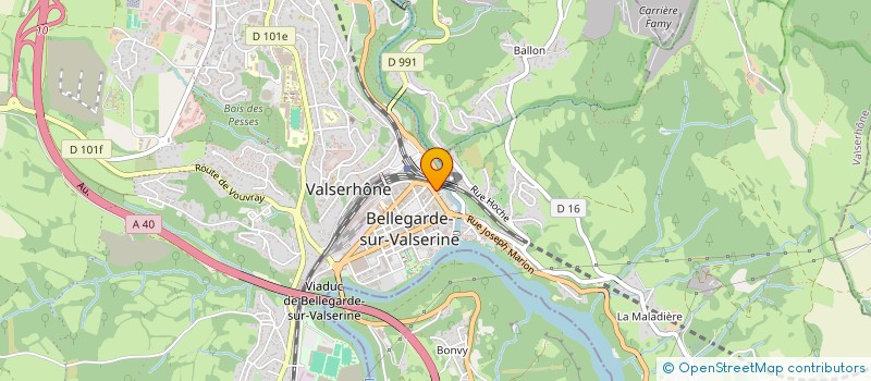 localisation de l'entreprise MONSIEUR MARC DELACHENAL à VALSERHONE