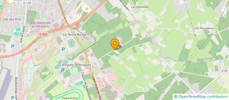 localisation de l'entreprise MONSIEUR MARC DELAGE  RUAUDIN