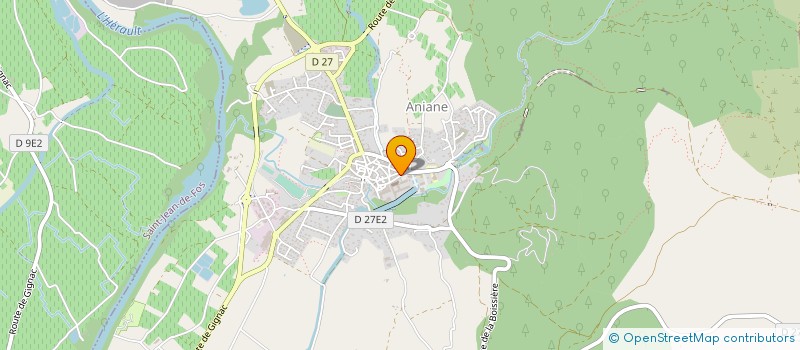 localisation de l'entreprise MONSIEUR MARC DELAHAYE  ANIANE