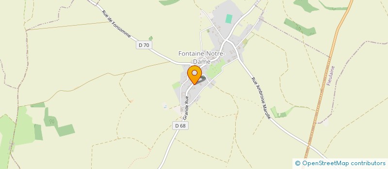 localisation de l'entreprise MONSIEUR MARC DELARUELLE  FIEULAINE