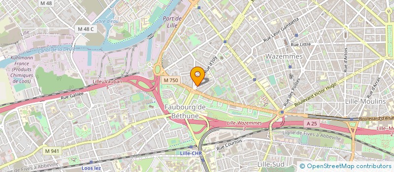localisation de l'entreprise MONSIEUR MARC DELECROIX à LILLE