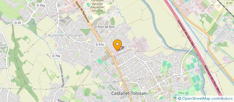 localisation de l'entreprise MONSIEUR MARC DELEZENNE  AUZEVILLE-TOLOSANE