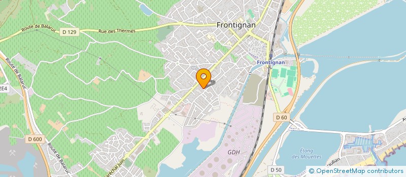 localisation de l'entreprise MONSIEUR MARC DELIGNAC à FRONTIGNAN