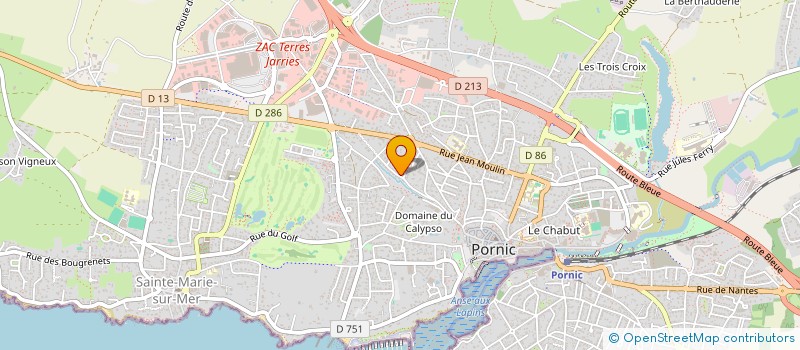 localisation de l'entreprise MONSIEUR MARC DELINEAU  PORNIC