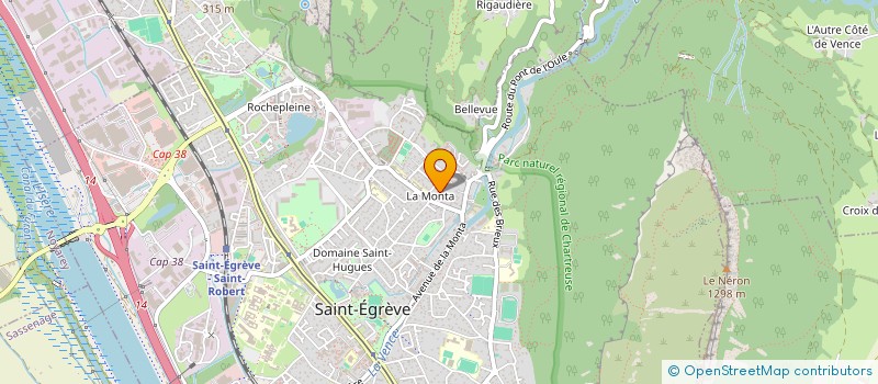 localisation de l'entreprise MONSIEUR MARC DELLERIE  SAINT-EGREVE