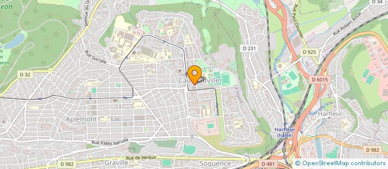 localisation de l'entreprise MONSIEUR MARC DELMAS  LE HAVRE