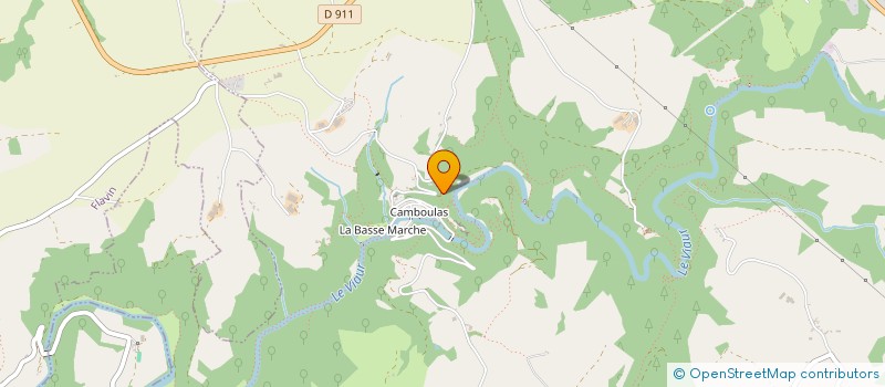 localisation de l'entreprise MONSIEUR MARC DELMAS  LE VIBAL