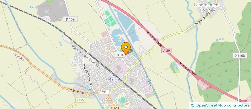 localisation de l'entreprise MONSIEUR MARC DELOGE  GENLIS