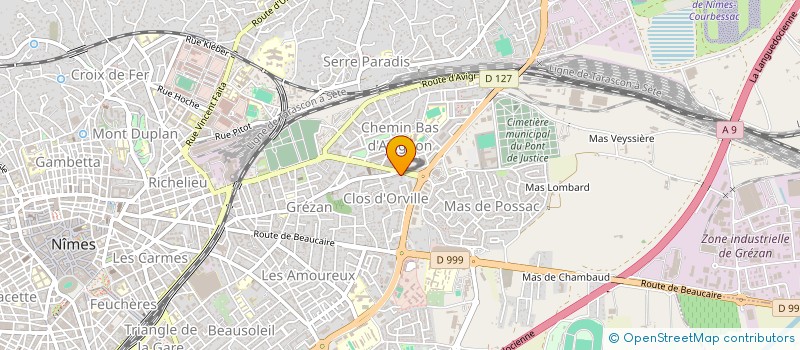 localisation de l'entreprise MONSIEUR MARC DELON  NIMES