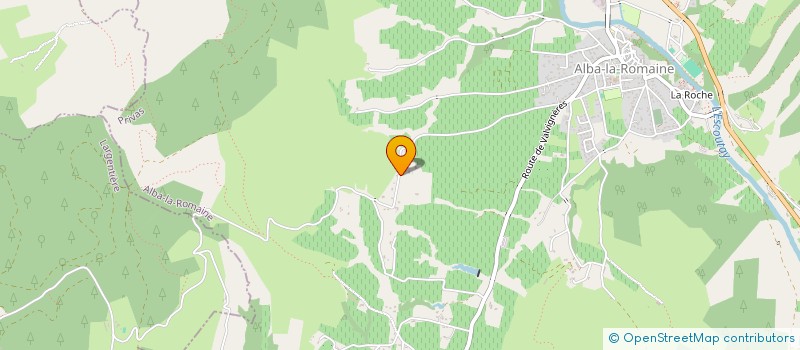 localisation de l'entreprise MONSIEUR MARC DELORME  ALBA-LA-ROMAINE