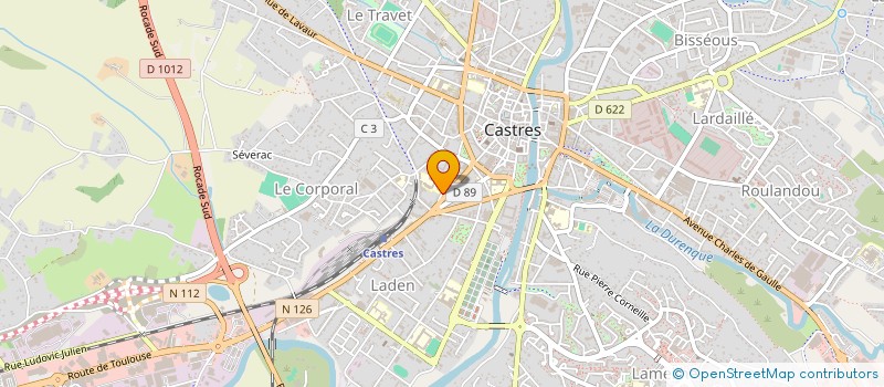 localisation de l'entreprise MONSIEUR MARC DELPONT  CASTRES