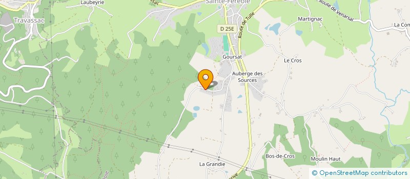 localisation de l'entreprise MONSIEUR MARC DELPY  SAINTE FEREOLE