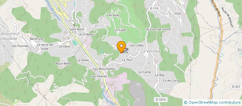 localisation de l'entreprise MONSIEUR MARC DELSERRE  CONTES