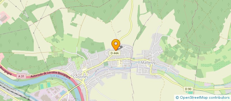 localisation de l'entreprise MONSIEUR MARC DEMANCHE  CUSTINES