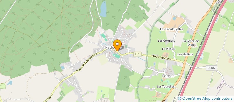 localisation de l'entreprise MONSIEUR MARC DEMANGEON à ECOUVES