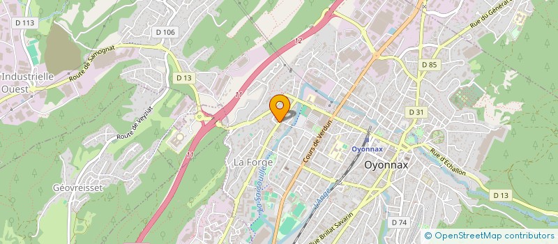 localisation de l'entreprise MONSIEUR MARC DEMATONS à OYONNAX