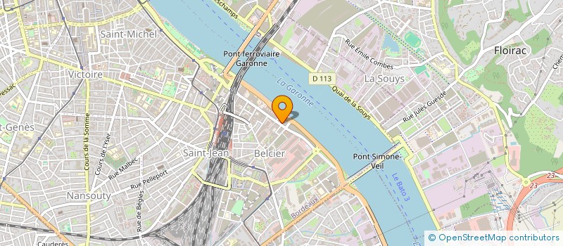 localisation de l'entreprise MONSIEUR MARC DENEUVILLE  BORDEAUX