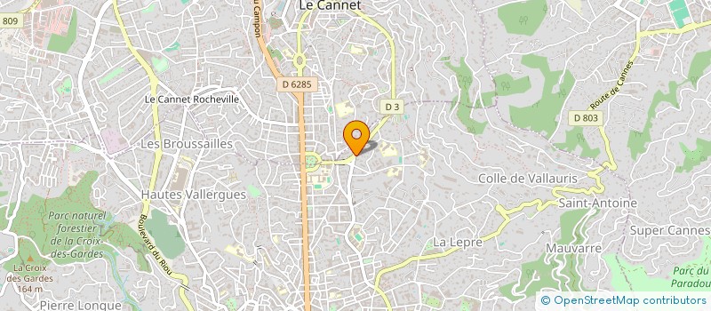 localisation de l'entreprise MONSIEUR MARC DENILAULER à CANNES