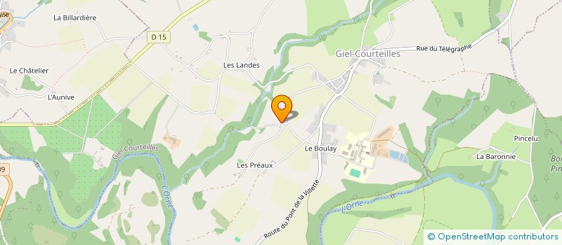 localisation de l'entreprise MONSIEUR MARC DENIS à STE HONORINE LA GUILLAUME