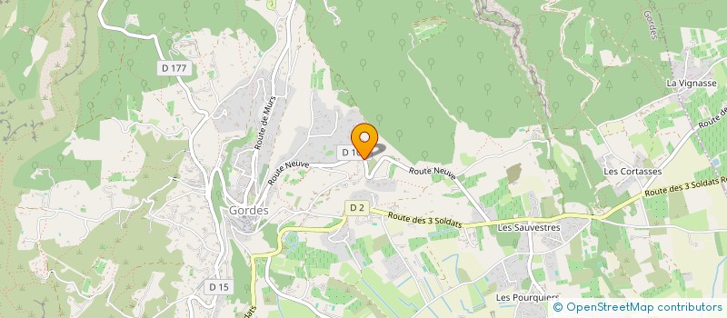 localisation de l'entreprise MONSIEUR MARC DENIS THERY  GORDES