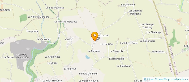 localisation de l'entreprise MONSIEUR MARC DENOUAL à PLOUASNE