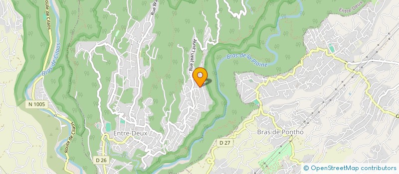 localisation de l'entreprise MONSIEUR MARC DENQUIN  ENTRE-DEUX