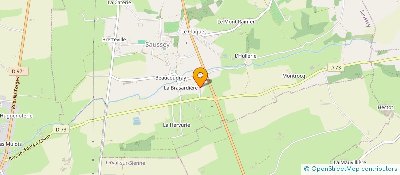 localisation de l'entreprise MONSIEUR MARC DENQUIN  SAUSSEY