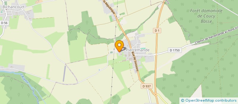 localisation de l'entreprise MONSIEUR MARC DENTREBECQ  PIERREMANDE