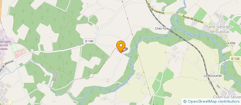 localisation de l'entreprise MONSIEUR MARC DEPEUX  SAINT-DIZANT-DU-GUA