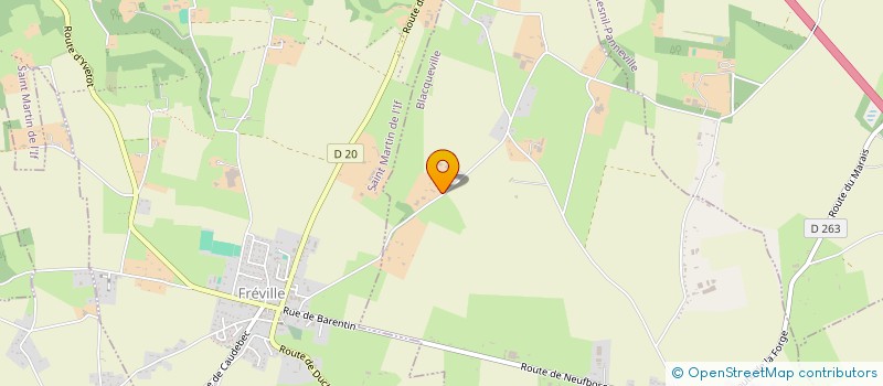 localisation de l'entreprise MONSIEUR MARC DEPINAY BAUDET  BLACQUEVILLE