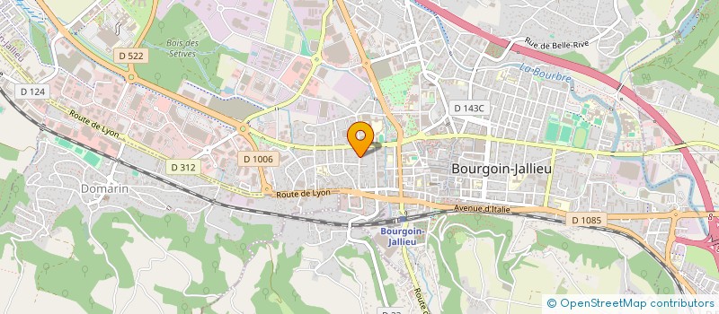 localisation de l'entreprise MONSIEUR MARC DEPINOIS à BOURGOIN-JALLIEU